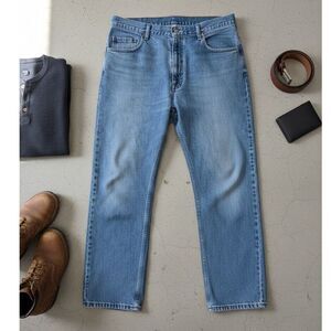 LEVI'S SILVERTAB VINTAGE MENS LOOSE STRAIGHT FIT 90S Y2K DENIM JEANS SZ. 36X32